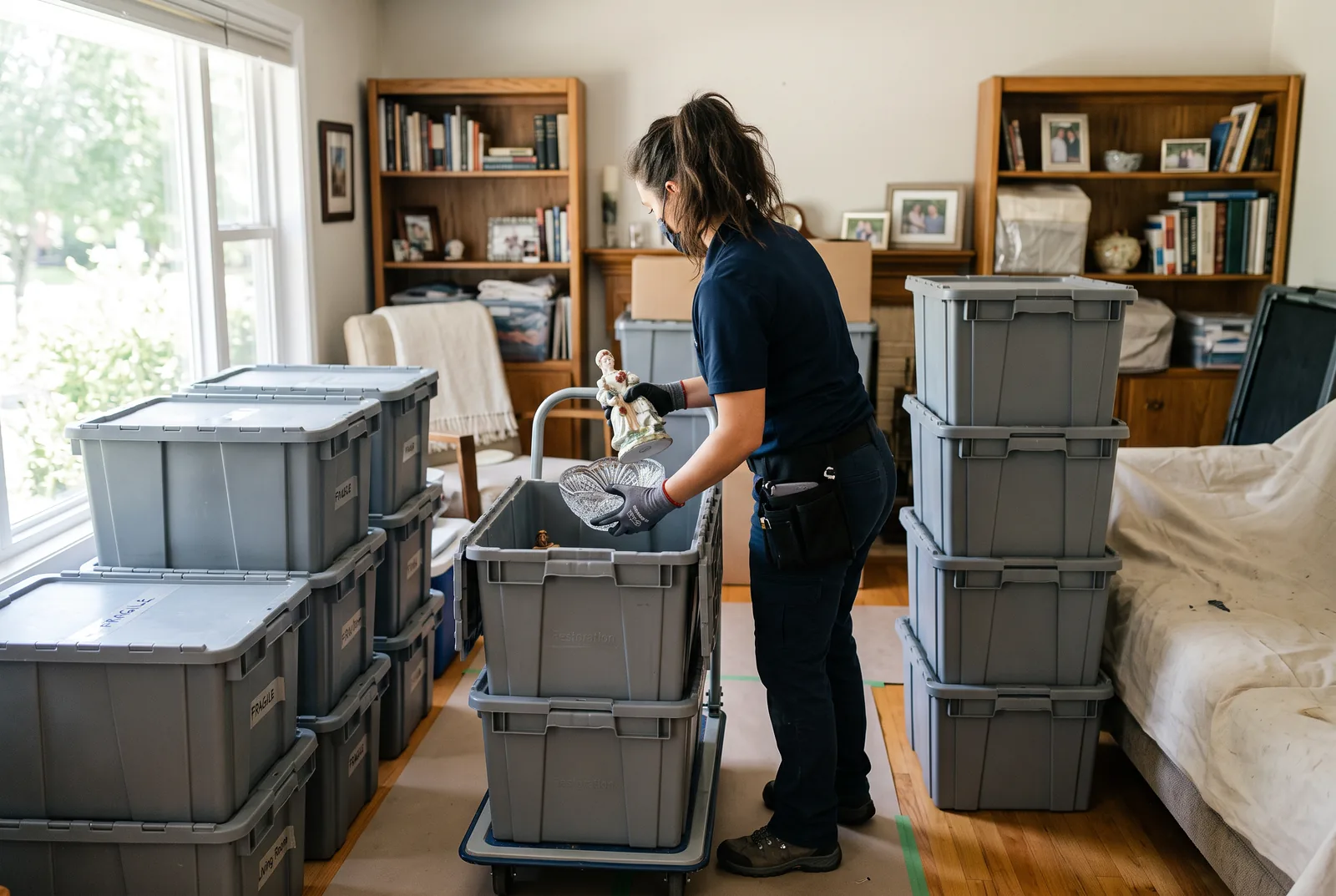 Content Restoration and Pack-Out