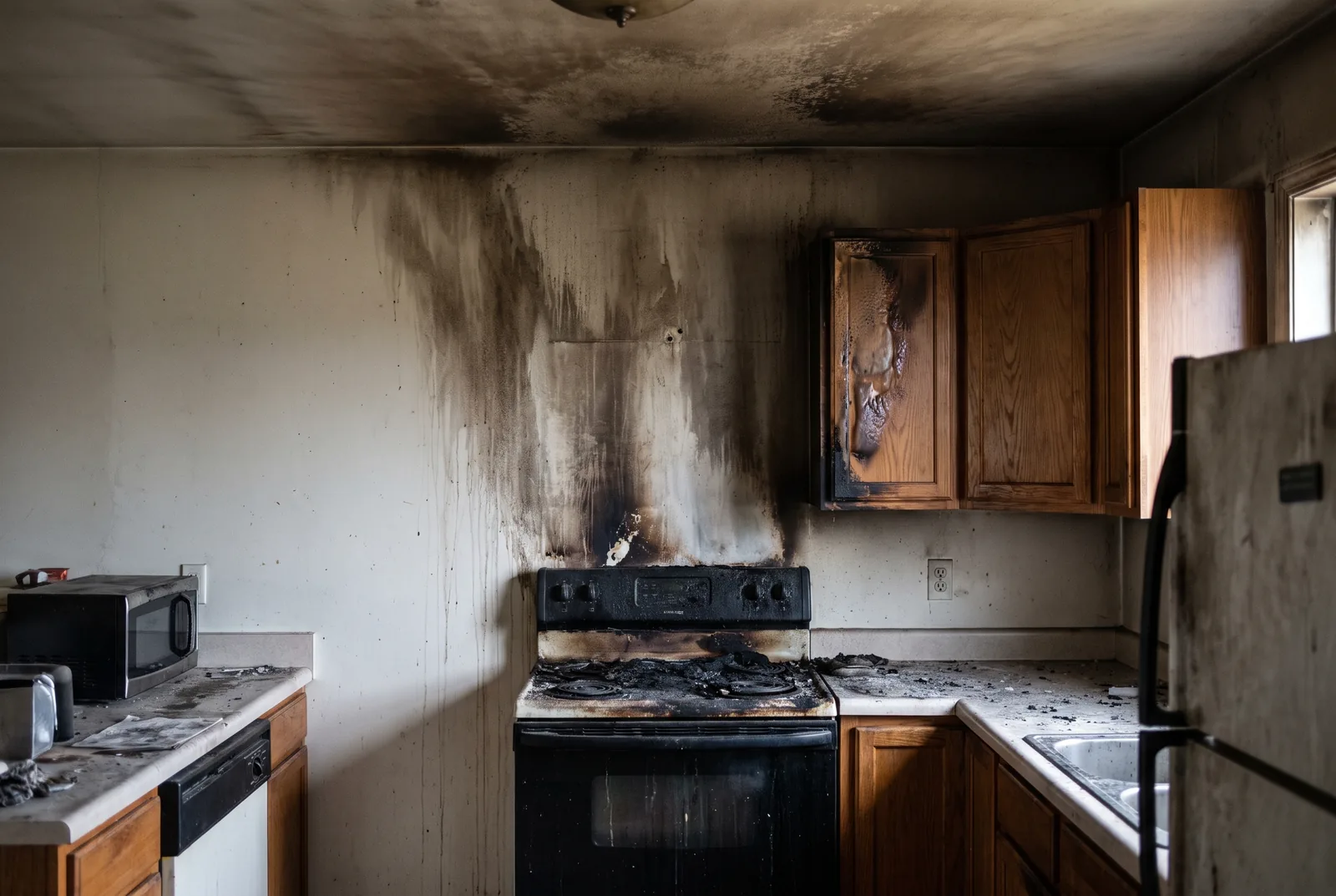 Smoke Damage Restoration project example